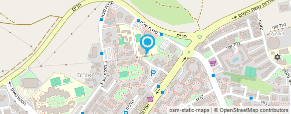 מפת הגעה אל פולי מיארה בניית ציפורניים P.M -nail