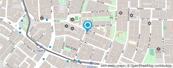 מפת הגעה אל מעצב שיער - JOSSEF