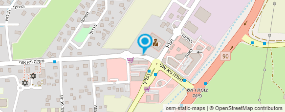 מפת הגעה אל מכון בניה-בית המדרש ראש פינה