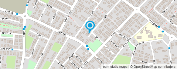 מפת הגעה אל יובל תנעמי - עידן הנדסה