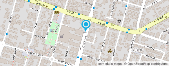 מפת הגעה אל סניה פנחסוב מעצב שיער