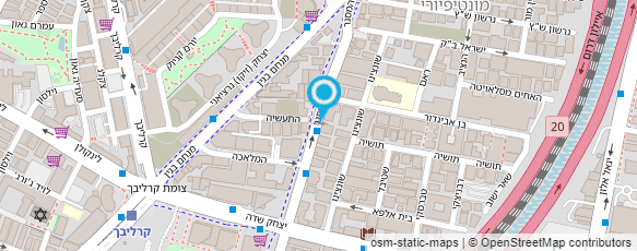 מפת הגעה אל חדר חזרות להרכבים ומתופפים- Mother Drummer