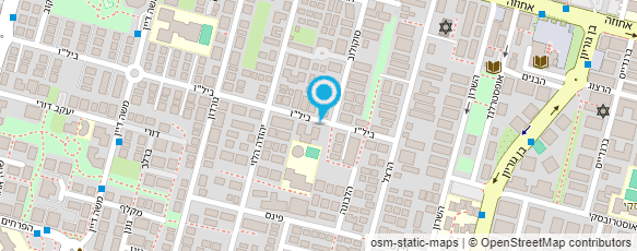 מפת הגעה אל בית ספר ממ"ד ביל''ו