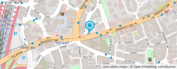 מפת הגעה אל עו"ד ומגשרת מוסמכת דוידוף דינה