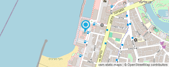 מפת הגעה אל קווים בנמל מרכז עיצוב ואדריכלות