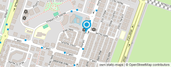 מפת הגעה אל מקיף עירוני ד' ע"ש רבין