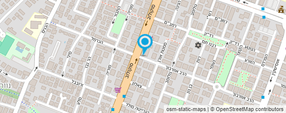 מפת הגעה אל קוסמטיקאית - שוש אברהמי