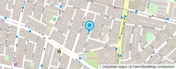 מפת הגעה אל איציק בן יוסף - מעצב שיער מפת הגעה אל איציק בן יוסף - מעצב שיער