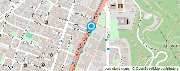 מפת הגעה אל עוצם שירותי אבטחה