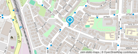 מפת הגעה אל גן דרדסים