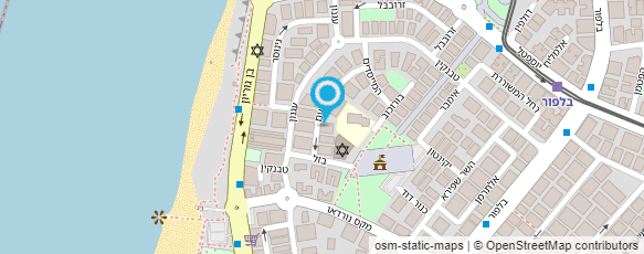 מפת הגעה אל מורה פרטי צחי הראל