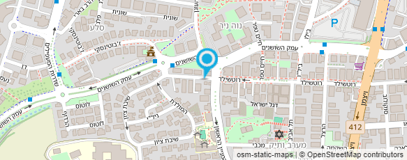 מפת הגעה אל ג'ימנסט- בי"ס להתעמלות ואקרובטיקה