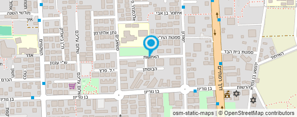 מפת הגעה אל רחל לוין - לימודי תיירות