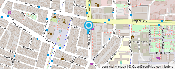 מפת הגעה אל סלף ליין  Self Line