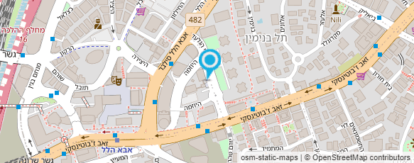 מפת הגעה אל אייץ&זאד יחסי ציבור