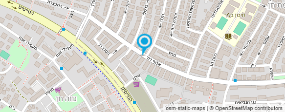 מפת הגעה אל אבי מזרחי השכרת מצלמות אבטחה