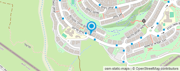 מפת הגעה אל להקת הסטודנטים ירושלים