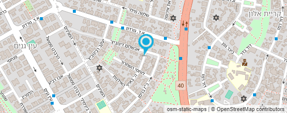 מפת הגעה אל המשפחתון של אלינור