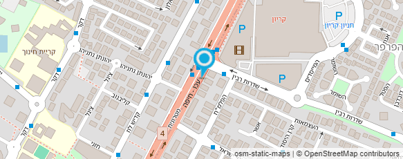 מפת הגעה אל מחסני מזרונים