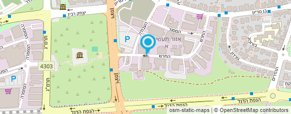 מפת הגעה אל סטודיו נועה