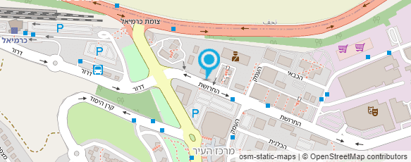 מפת הגעה אל עו"ד דבאח עאדל