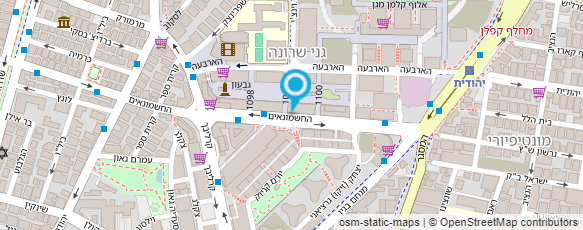 מפת הגעה אל עו"ד אסרף מאיר