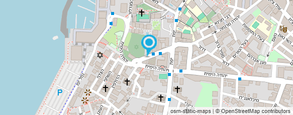 מפת הגעה אל בית עלמין היהודי יפו