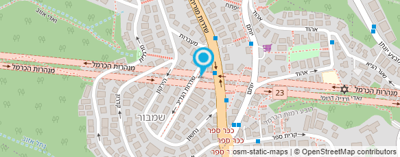 מפת הגעה אל עו"ד אסרף ישראל