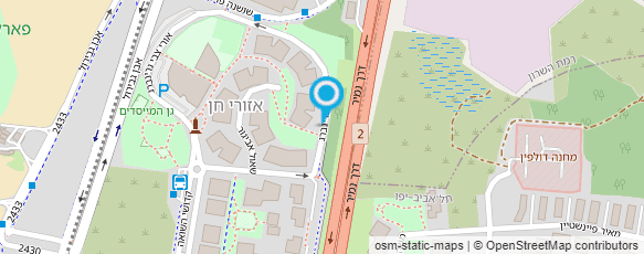 מפת הגעה אל ד"ר לחמן אילון