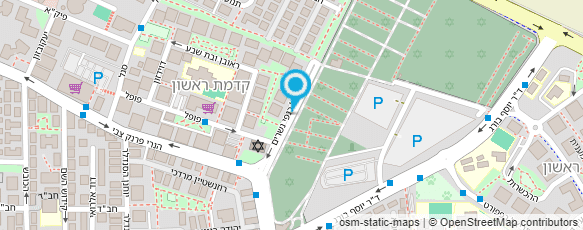 מפת הגעה אל בית עלמין (הישן) גני אסתר