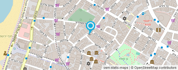 מפת הגעה אל קפה שניאור