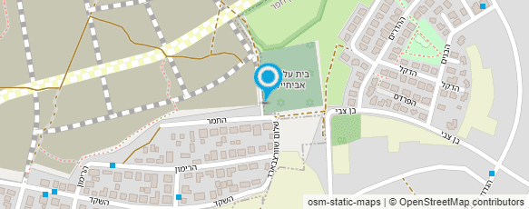 מפת הגעה אל בית עלמין נתניה-אביחיל