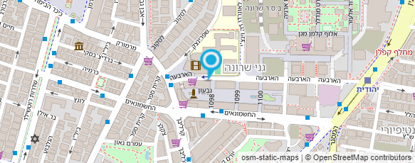 מפת הגעה אל עו"ד בלום ערן