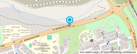 מפת הגעה אל המרכז לבריאות הנפש