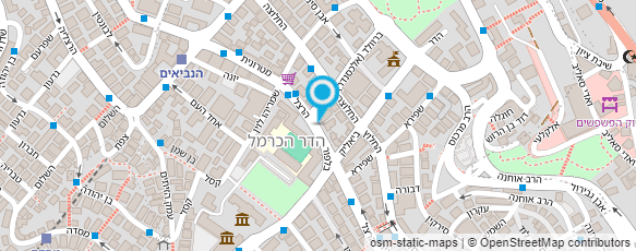 מפת הגעה אל מרכז לילדים נפגעי תקיפה מינית