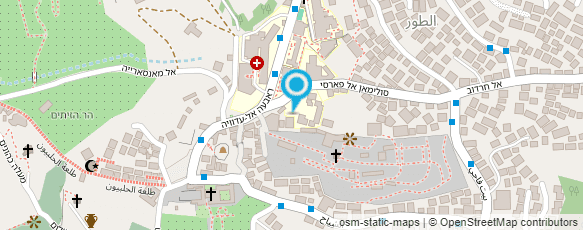 מפת הגעה אל הר הזיתים שירותי רפואה בע"מ