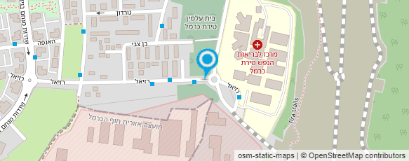 מפת הגעה אל בית עלמין טירת הכרמל