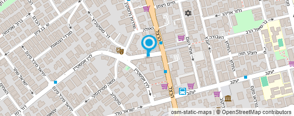 מפת הגעה אל עו"ד כוכבי רון