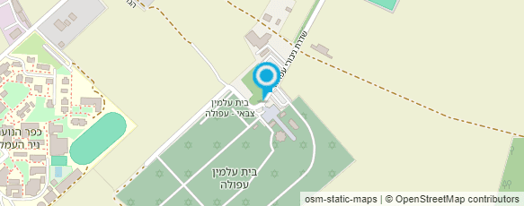 מפת הגעה אל בית עלמין צבאי עפולה