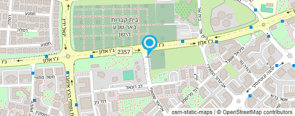 מפת הגעה אל בית עלמין ראשון באר שבע