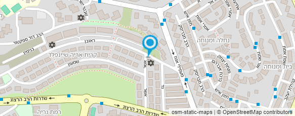 מפת הגעה אל מלב"ב מרכז לטיפול בקשיש