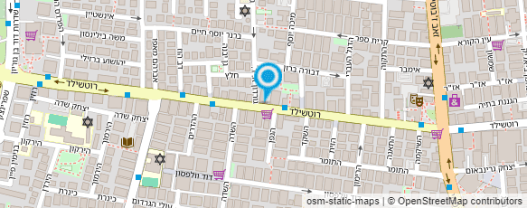 מפת הגעה אל אודל בגדי מעצבים