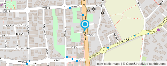 מפת הגעה אל עו"ד קשטן תומר