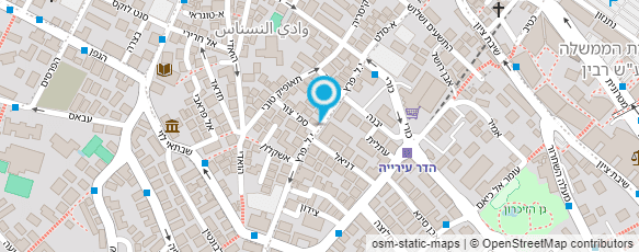 מפת הגעה אל ד"ר חורי קריסטינה