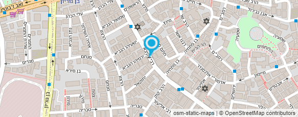 מפת הגעה אל דפוס רבי עקיבא