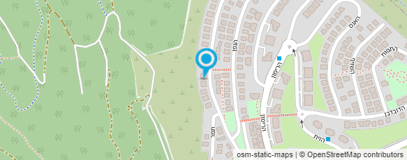 מפת הגעה אל בראש הבוסתן