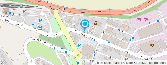 מפת הגעה אל עו"ד גנטוס ג'יריס גנטוס