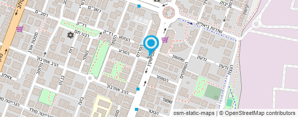 מפת הגעה אל אפרת וטלי עיצוב אופנה