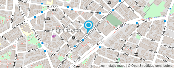 מפת הגעה אל עו"ד בר שדה בראייב אלכסנדר