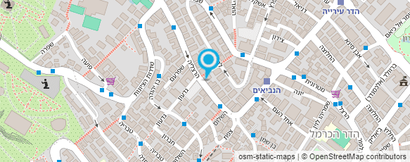 מפת הגעה אל עו"ד זעטוט עבדל קאדר